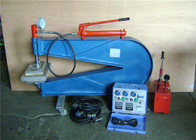 Máquina manual de la reparación de la correa de goma de la prensa hidráulica equipada de las ruedas